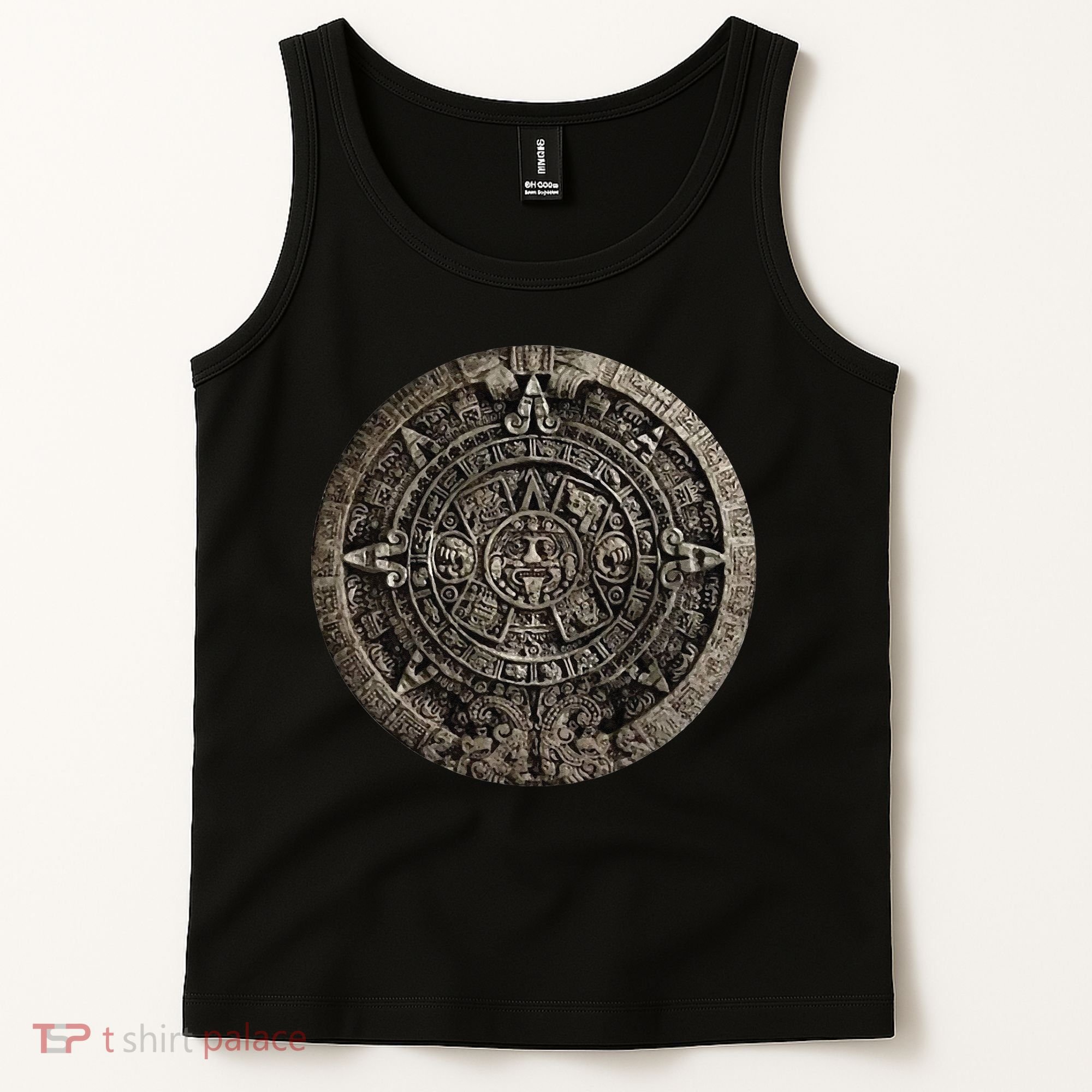 Aztec Or Mayan Calendar Maya Men Women Kids Tank Top