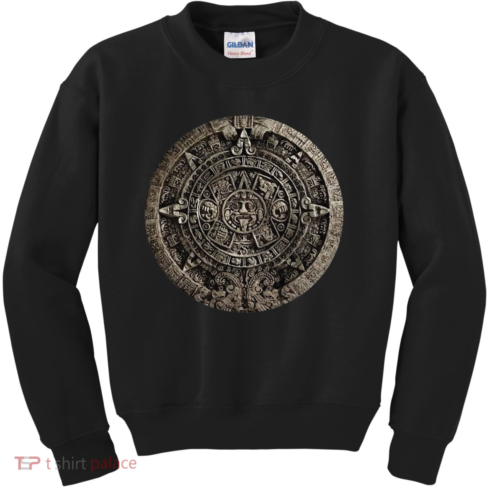 Aztec Or Mayan Calendar Maya Men Women Kids Kids Sweatshirt