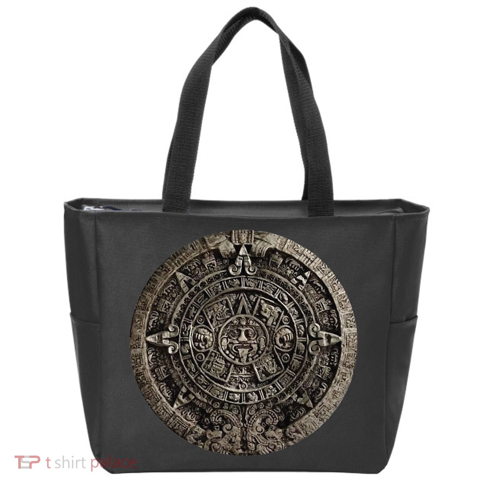 Aztec Or Mayan Calendar Maya Men Women Kids Tote Bag