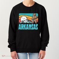 Arkansas Ozark Mountains Bluegrass Banjo Bear Women's Sweatshirt thumb 0