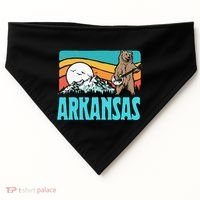 Arkansas Ozark Mountains Bluegrass Banjo Bear USA-Made Doggie Bandana thumb 0