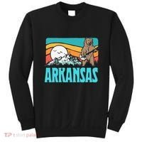 Arkansas Ozark Mountains Bluegrass Banjo Bear Sweatshirt thumb 0