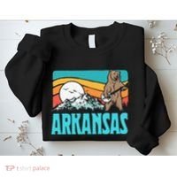 Arkansas Ozark Mountains Bluegrass Banjo Bear Sweatshirt thumb 2