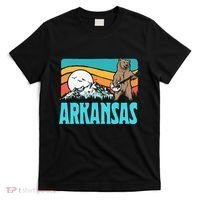 Arkansas Ozark Mountains Bluegrass Banjo Bear T-Shirt thumb 0