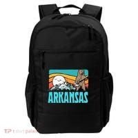 Arkansas Ozark Mountains Bluegrass Banjo Bear Backpack thumb 0
