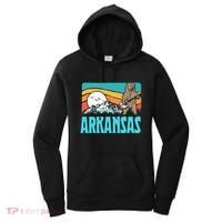 Arkansas Ozark Mountains Bluegrass Banjo Bear Women's Hoodie thumb 0