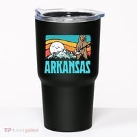Arkansas Ozark Mountains Bluegrass Banjo Bear Tumbler thumb 0