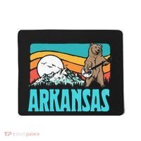 Arkansas Ozark Mountains Bluegrass Banjo Bear Mousepad thumb 0