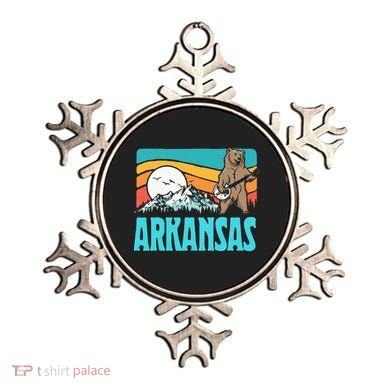 Arkansas Ozark Mountains Bluegrass Banjo Bear Ornament
