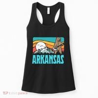 Arkansas Ozark Mountains Bluegrass Banjo Bear Women's Tank Top thumb 0