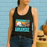 Arkansas Ozark Mountains Bluegrass Banjo Bear Women's Tank Top thumb 2