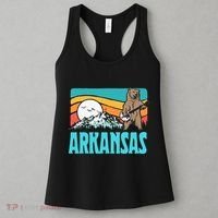 Arkansas Ozark Mountains Bluegrass Banjo Bear Women's Tank Top thumb 3