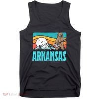 Arkansas Ozark Mountains Bluegrass Banjo Bear Tank Top thumb 0