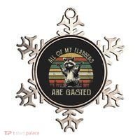 All Of My Flabbers Are Gasted Raccoon Ornament thumb 0