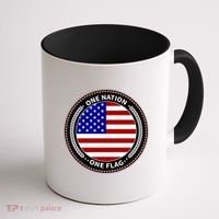 America One Nation One Flag Coffee Mug thumb 1