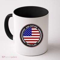 America One Nation One Flag Coffee Mug thumb 0