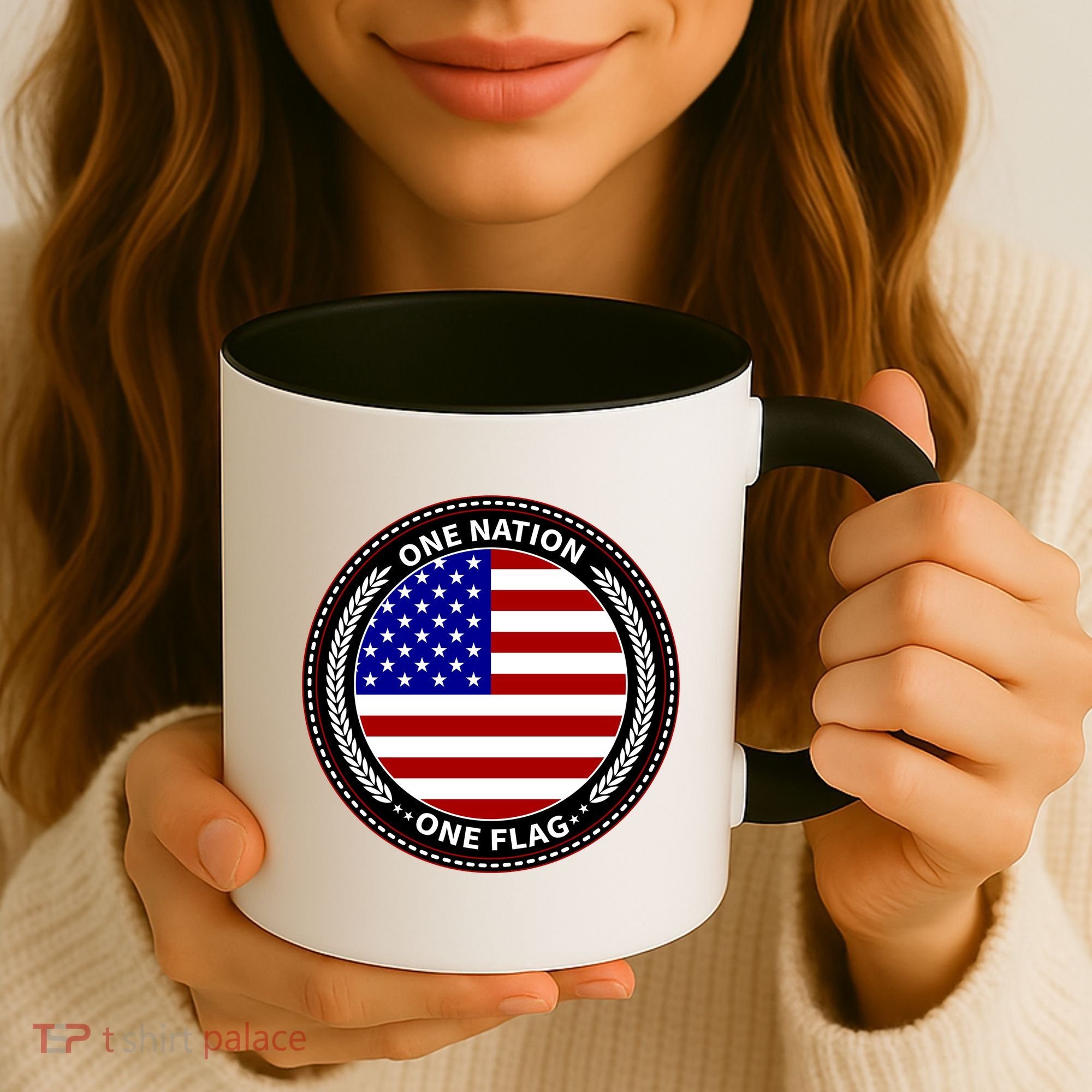 America One Nation One Flag Coffee Mug