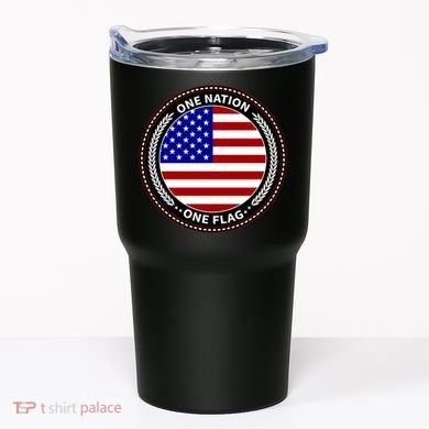 America One Nation One Flag Tumbler