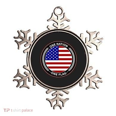 America One Nation One Flag Ornament