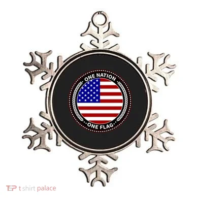 America One Nation One Flag Ornament