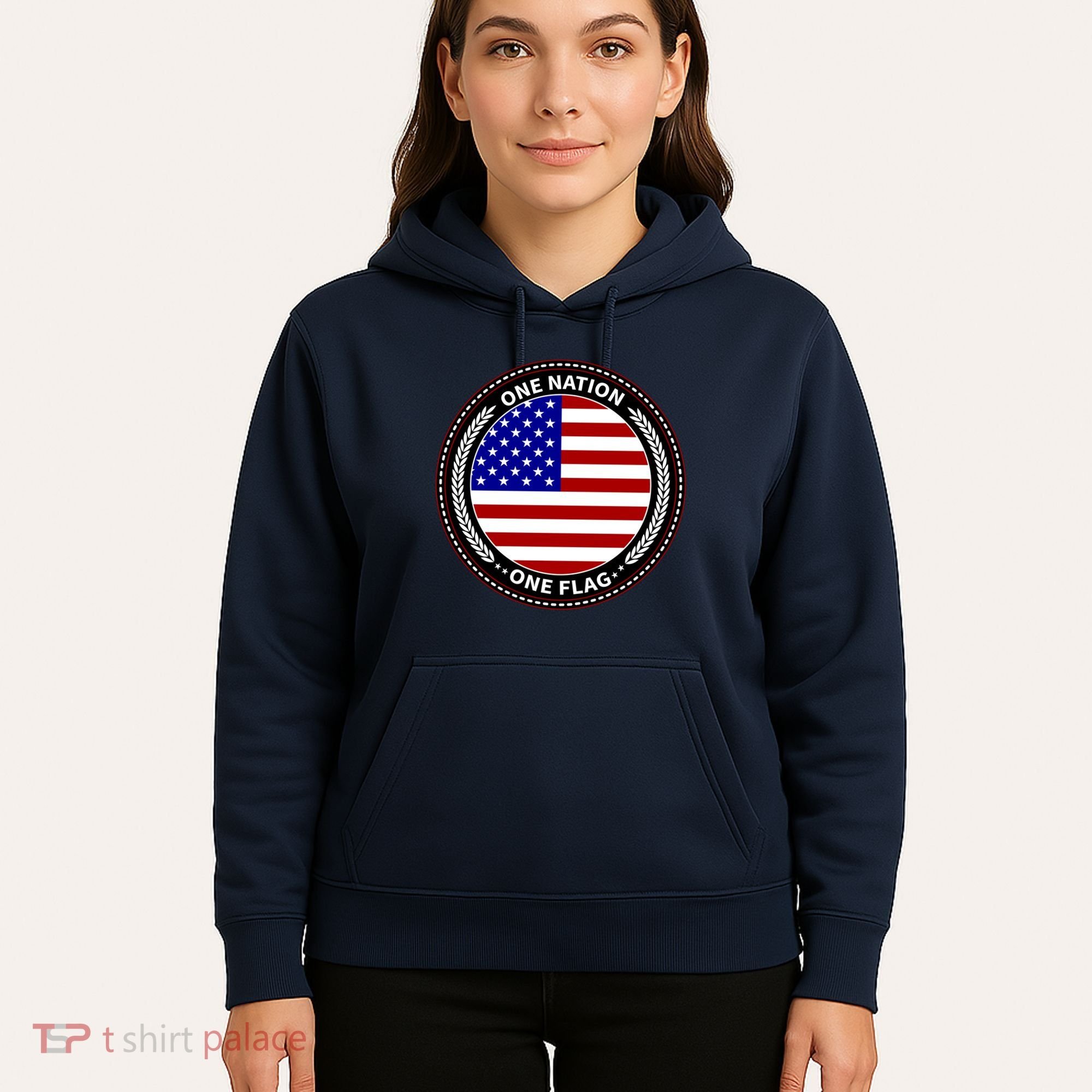 America One Nation One Flag Hoodie
