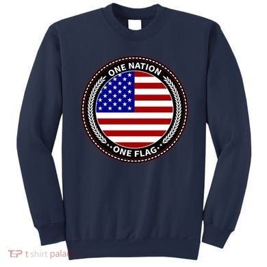 America One Nation One Flag Sweatshirt