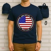 America One Nation One Flag T-Shirt thumb 6