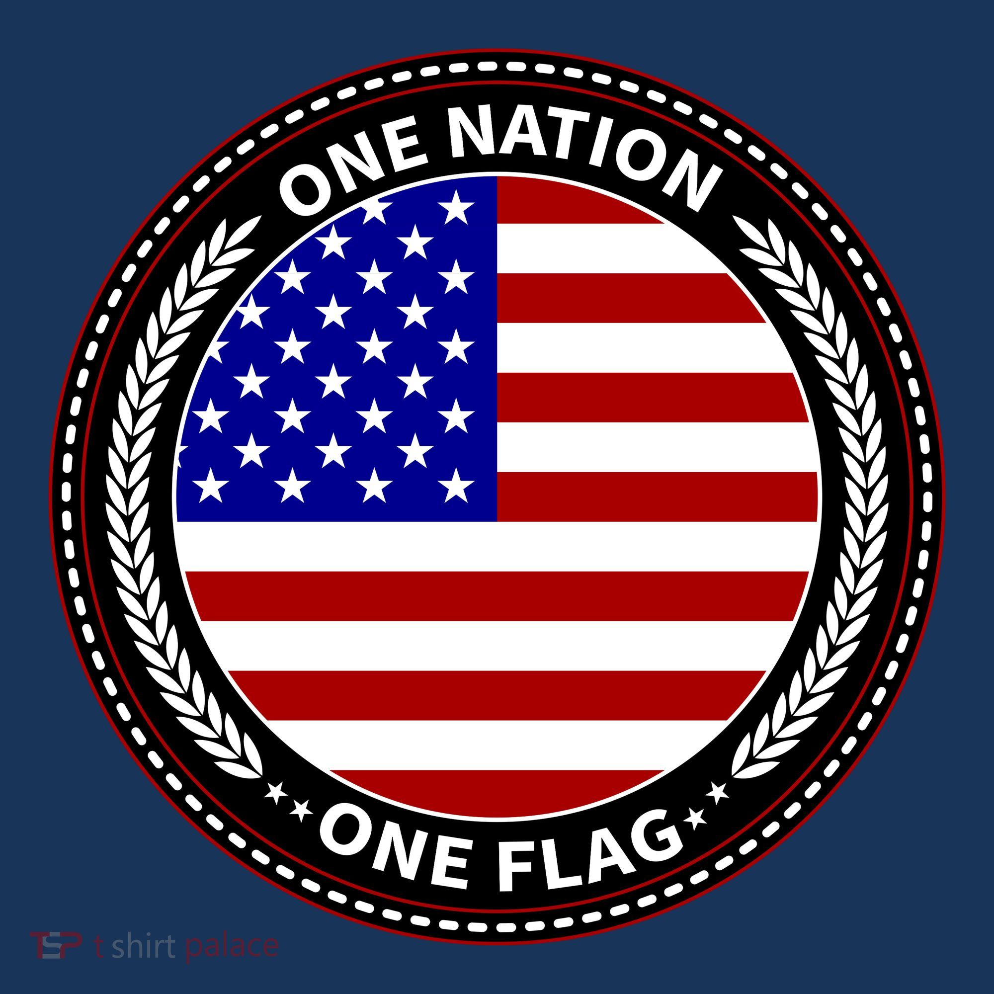 America One Nation One Flag Coaster