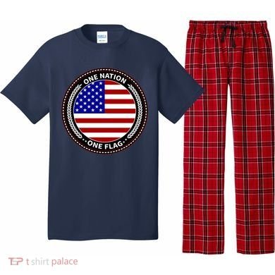 America One Nation One Flag Pajama Set