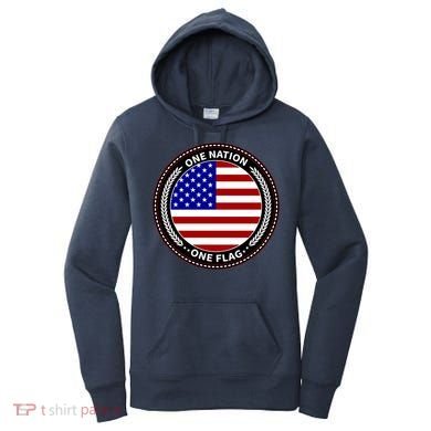 America One Nation One Flag Women's Hoodie