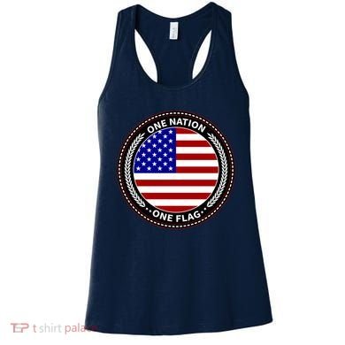 America One Nation One Flag Women's Tank Top