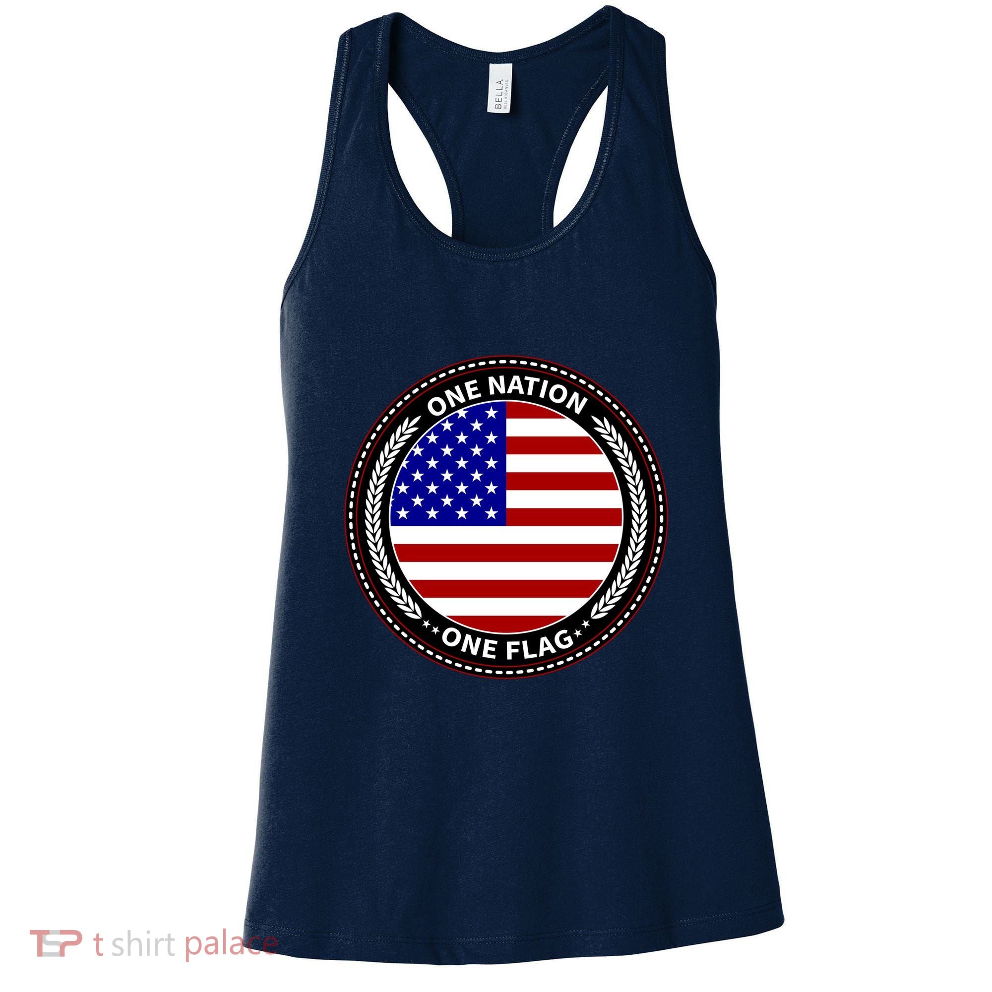 America One Nation One Flag Women's Tank Top