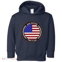America One Nation One Flag Toddler Hoodie thumb 0