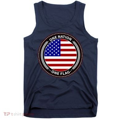 America One Nation One Flag Tank Top