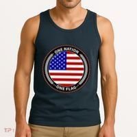 America One Nation One Flag Tank Top thumb 3