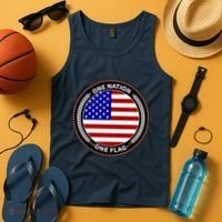 America One Nation One Flag Tank Top thumb 4