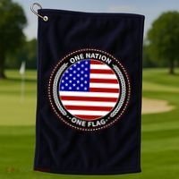 America One Nation One Flag Golf Towel thumb 1