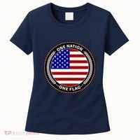America One Nation One Flag Women's T-Shirt thumb 0
