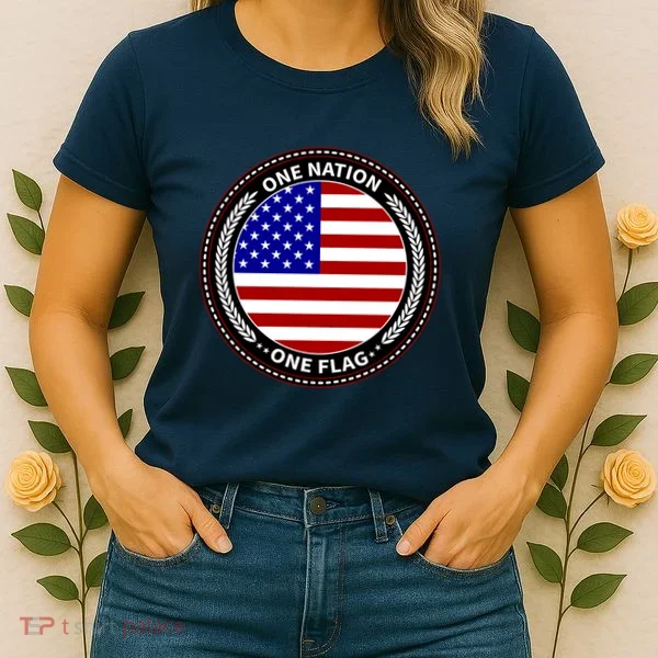 America One Nation One Flag Women's T-Shirt