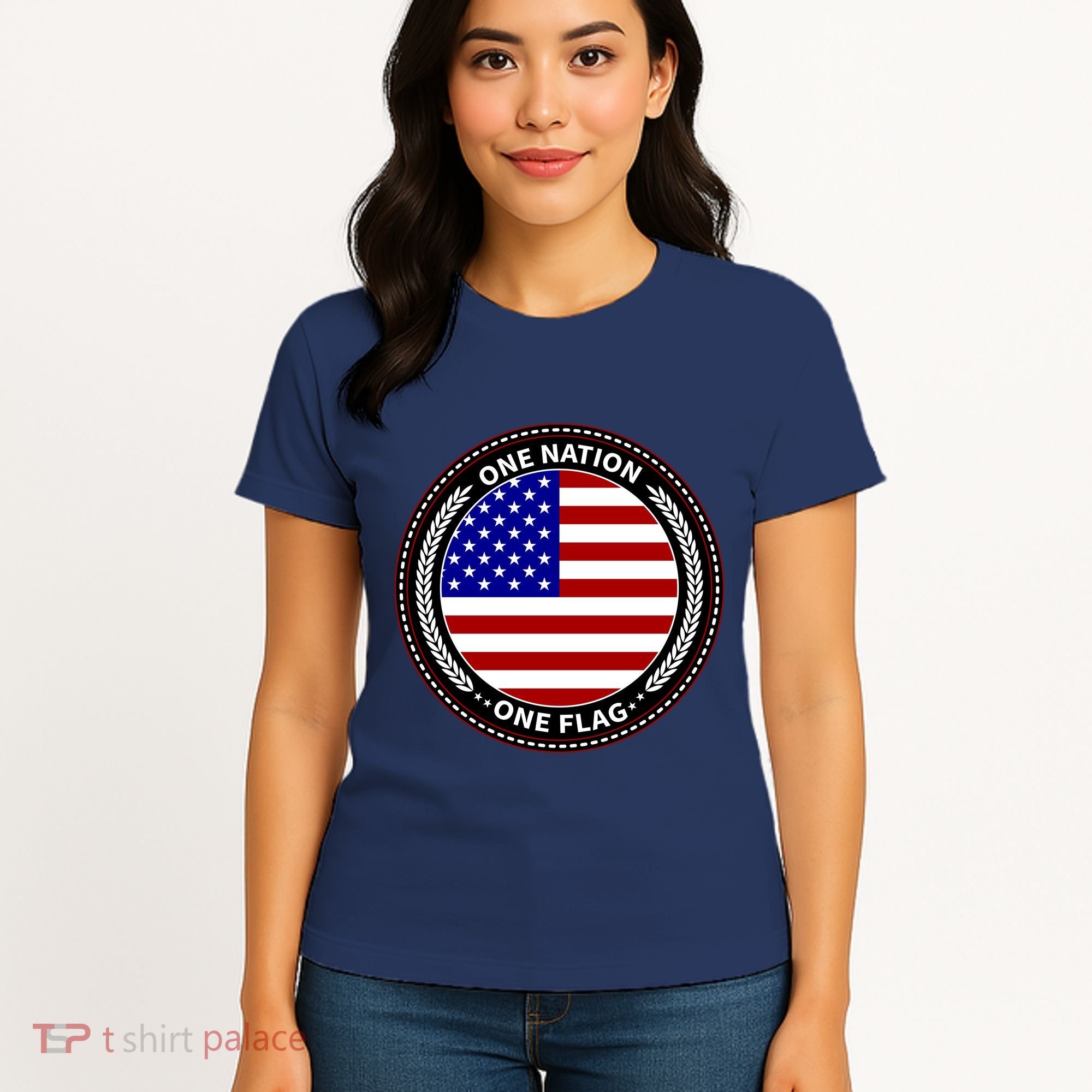 America One Nation One Flag Women's T-Shirt