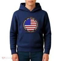 America One Nation One Flag Kids Hoodie thumb 4