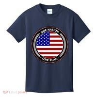 America One Nation One Flag Kids T-Shirt thumb 0