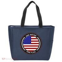 America One Nation One Flag Tote Bag thumb 0