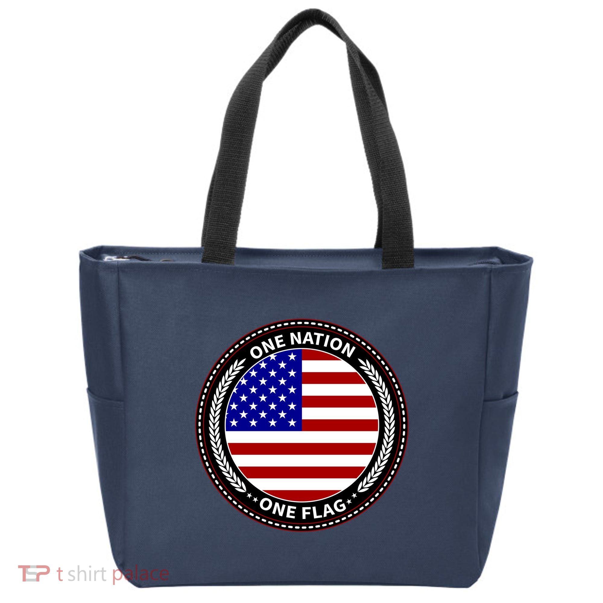 America One Nation One Flag Tote Bag