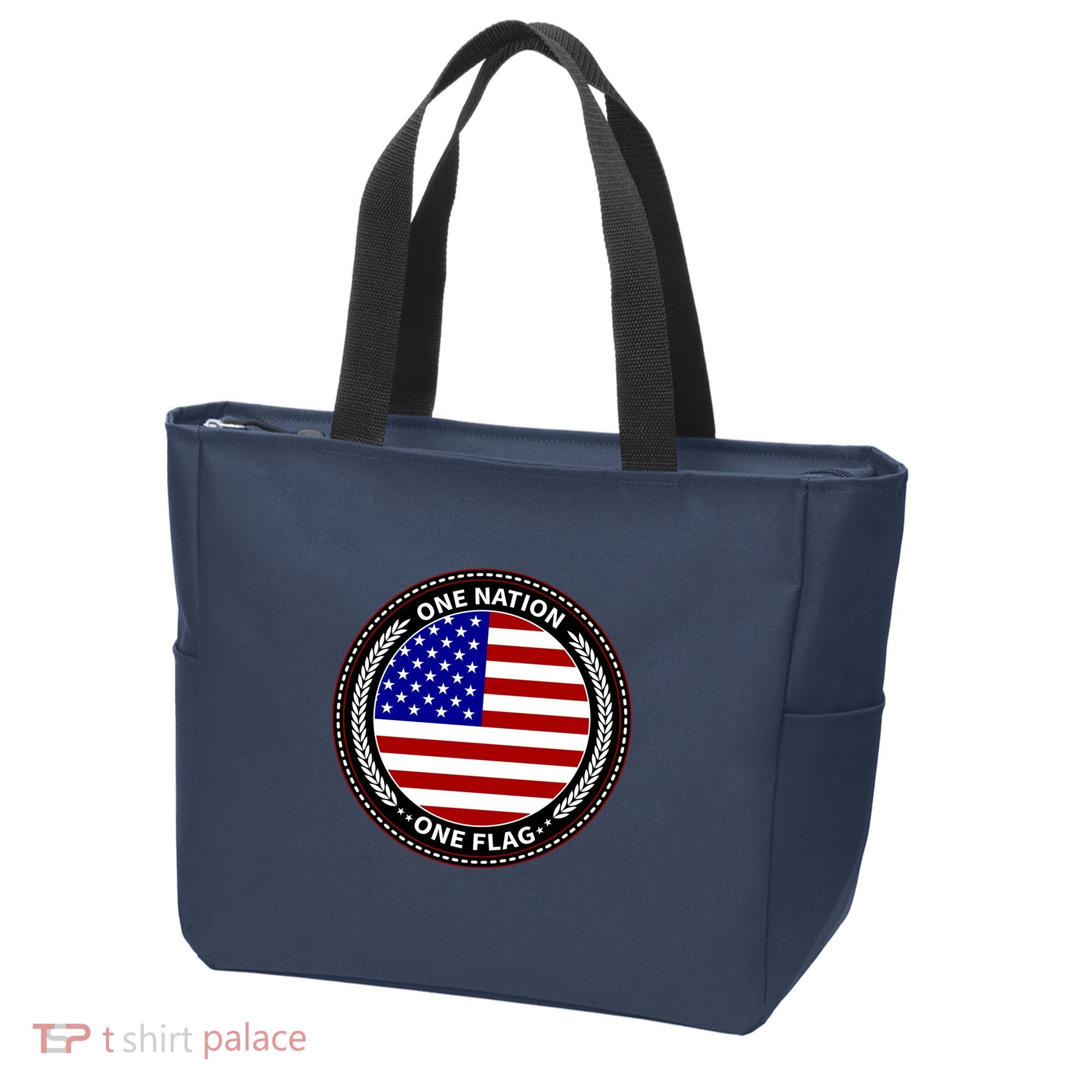 America One Nation One Flag Tote Bag