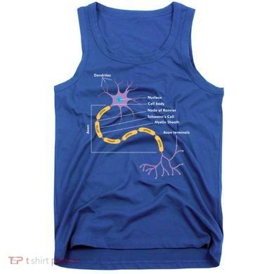 Anatomy Of Neuron Neurologist Gift Tank Top