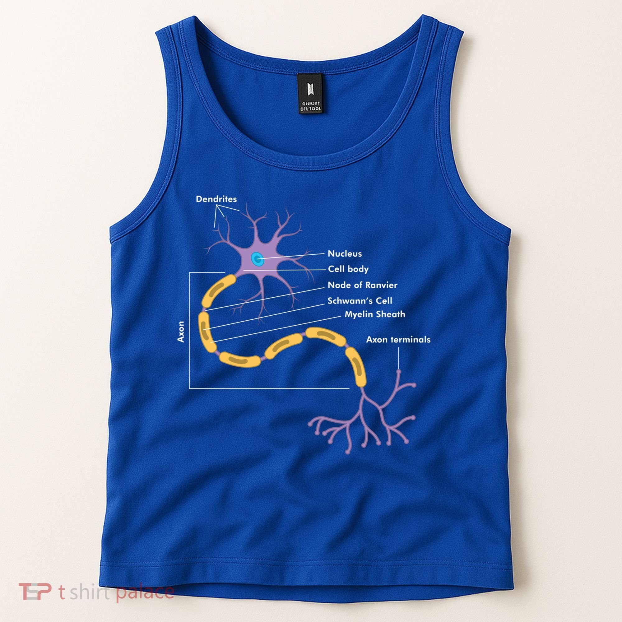 Anatomy Of Neuron Neurologist Gift Tank Top