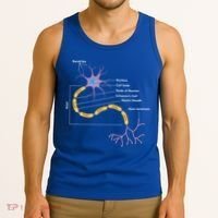 Anatomy Of Neuron Neurologist Gift Tank Top thumb 3