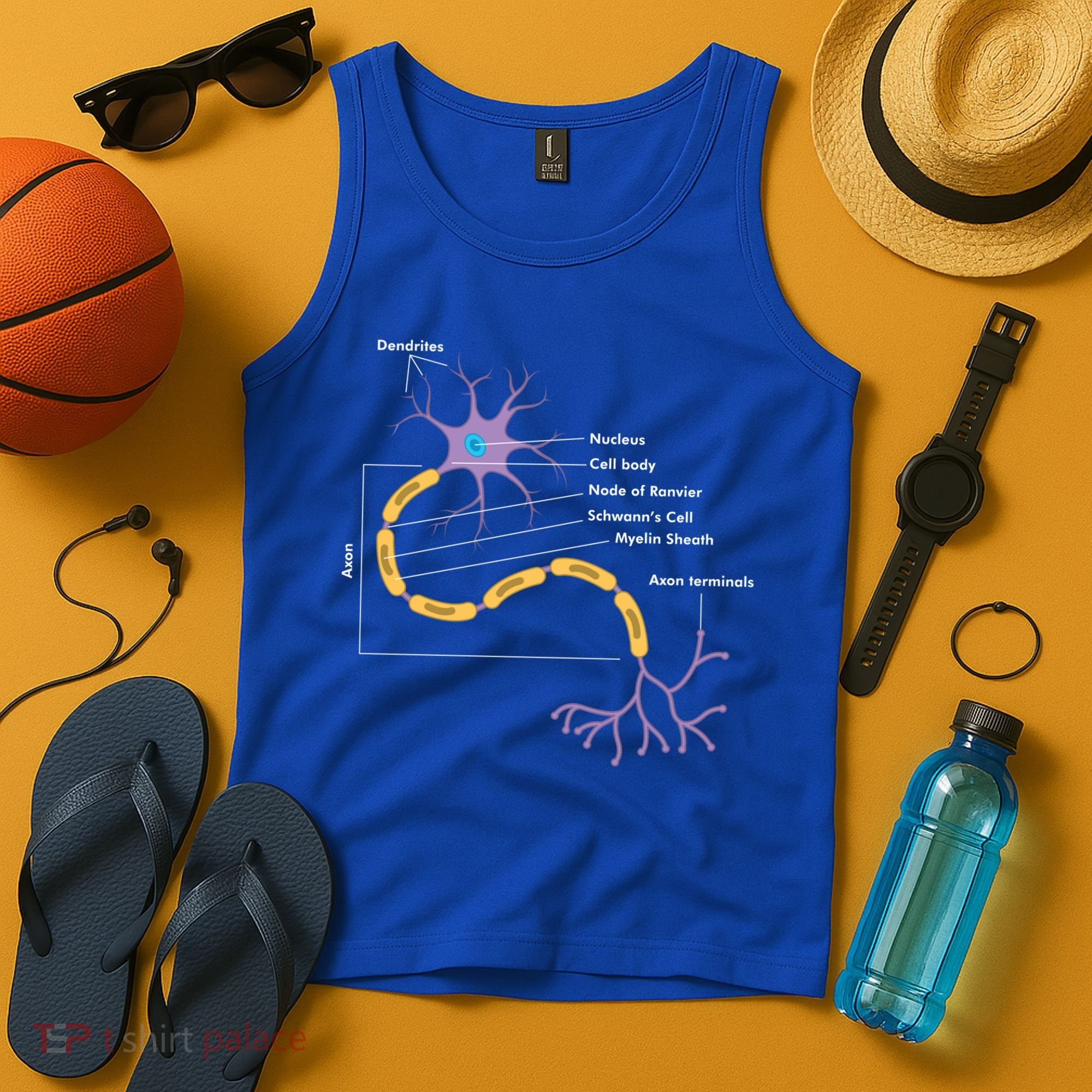 Anatomy Of Neuron Neurologist Gift Tank Top