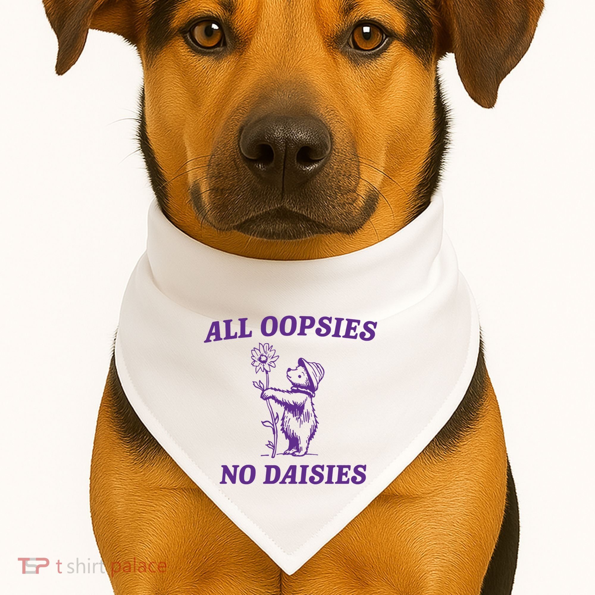 All Oopsies No Daisies USA-Made Doggie Bandana